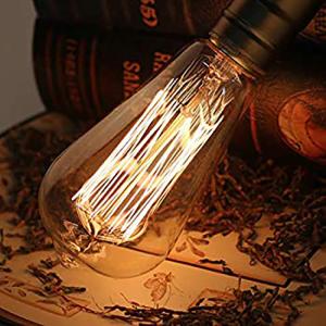 China Fancy 40 Watt E27 Led Filament Bulb Dimmable  St64 Squirrel Globe Filament Light on sale