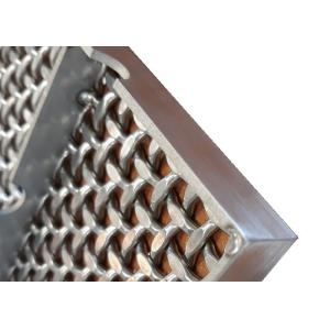 Buy cheap Customized Cripmed Patterns Decorative Wire Mesh Fabric For Security Door from wholesalers