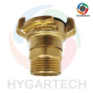 Brass Italy Type Swivel Male Thread Claw-Lock Quick Hose Coupling MIP 3/4"