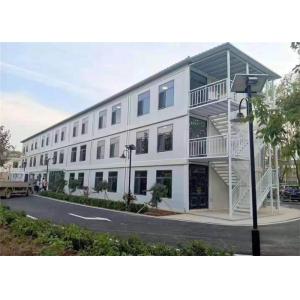 Galvanized Light Structure Prefab Container Home with Glass Wool Panel