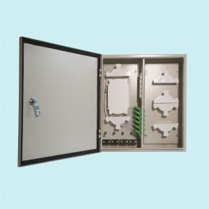 Buy cheap Cold Roll Steel Fiber Optic Termination Box Suitable For 6 12  24 48 Fiber Connection from wholesalers