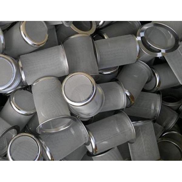 Alkali Resistance Hemming 304 Stainless Steel Filter Mesh 5mm 600mm Annular