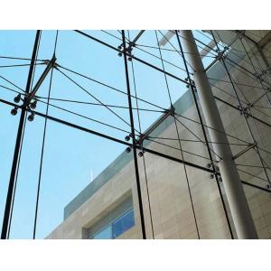 Buy cheap Glass Spider Curtain Wall System Structural Point Supported Fixing Suspension Facade from wholesalers