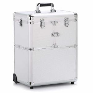 Buy cheap Pull - Out Wheeler Makeup Trolley Case Easy To Move With Inner Velvet Lining from wholesalers