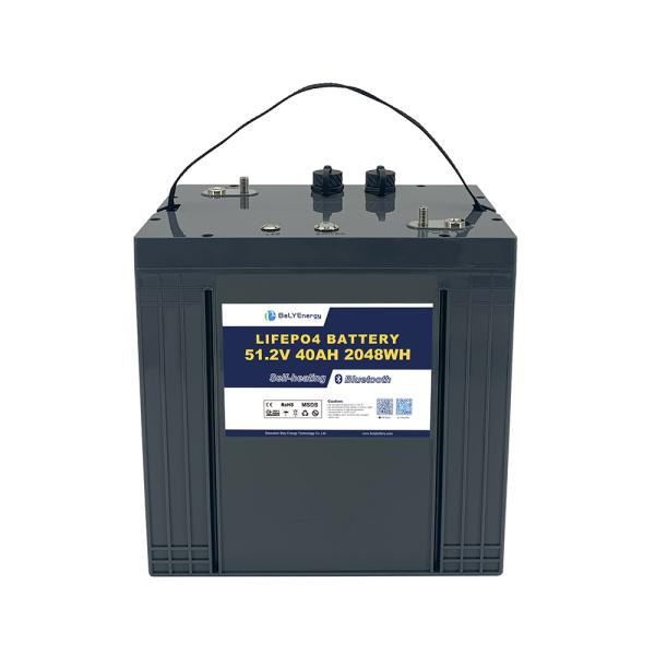 Buy cheap 48V 40Ah LiFePO4 Golf Cart Battery with Bluetooth & Self-Heating Function from wholesalers