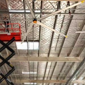 Buy cheap 7.3m 24FT Industrial Energy Saving Large Ceiling HVLS Fan with Maintenance Free Design from wholesalers