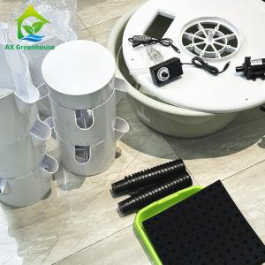 9 Layers Soilless Cultivation Vertical Petal Hydroponic System Tower With Led