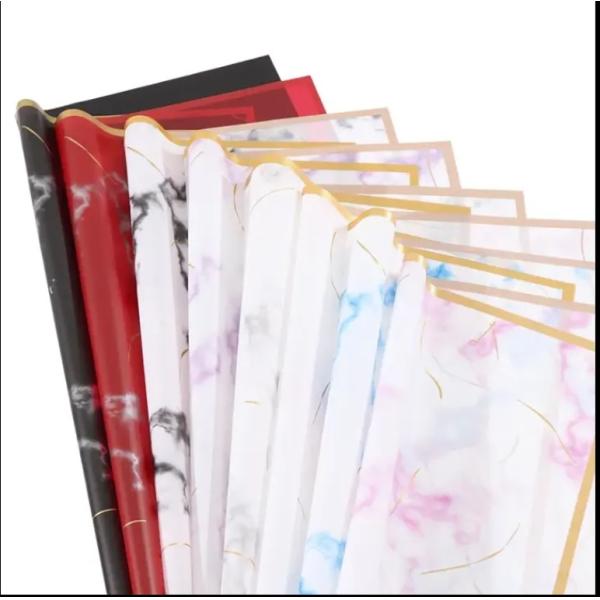 Quality Multicolor 8Colors Waterproof Flower Wrapping Paper for Florist Bouquet Packaging for sale