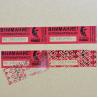 Buy cheap Security tape with perforation line and serial numbers printing from wholesalers