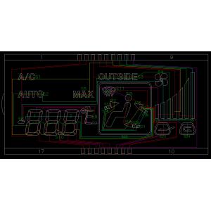 Buy cheap Automotive Air Conditioning Controller HTN LCM Lcd Seven Segment Display from wholesalers