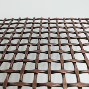 Buy cheap Architectural Mesh Panels Interior Metal Woven Mesh Partition from wholesalers