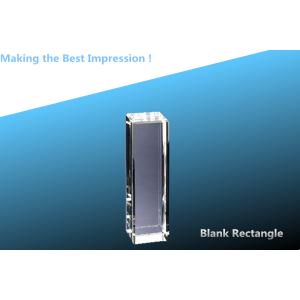 Buy cheap rectangle/crystal rectangle/crystal cube/cube/glass rectangle/blank crystal rectangle from wholesalers