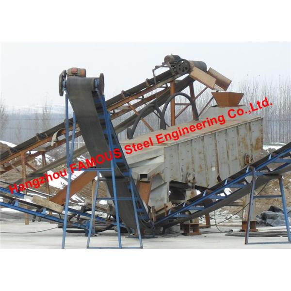 Automated Structural Steel Fabrication Equipment Conveyor Chutes Gallery