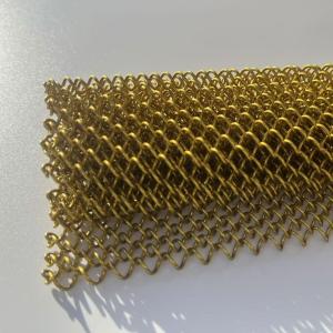 Buy cheap Metal Coil Drapery Metal Mesh Curtain Mesh For Space Partition Room Divider from wholesalers