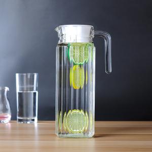 Buy cheap Wholesale Water Drinking Bottle Glass Transparent Water Jug Pitcher from wholesalers