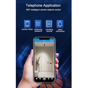 Buy cheap Xhome APP Face Unlock S923MAX 3D Video Call Password Key Card Fingervein Smart Lock for Hotel from wholesalers