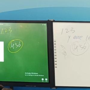 Buy cheap 75inch Lockable Recoardable Interconnected Blackboard Recordable Portable Smart Whiteboard Interactive Flat Panel Display All In One from wholesalers