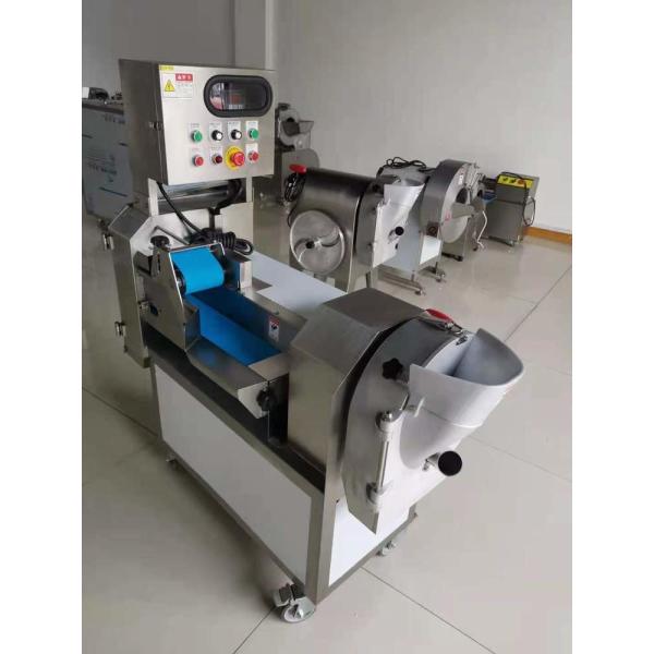 Fully Automatic Industrial Vegetable Cutter Slicer Machine For Supermarket Restaurant