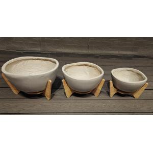 Buy cheap 7-8 Years Lifetime Modern Reinforced Clay Planter Perfect For Indoor And Contemporary Design from wholesalers