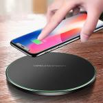Ultra Thin Slim Wireless Phone Charger For IPhone X / Samsung Galaxy Note 8