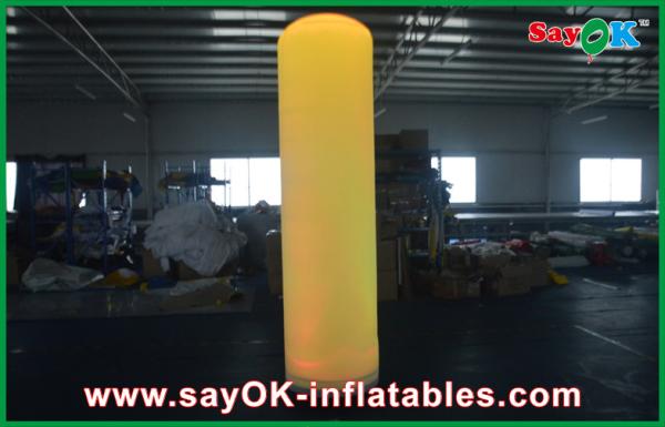 Buy cheap Customized Pink Inflatable Lighting Decoration 4m Lamp Poles For Event from wholesalers