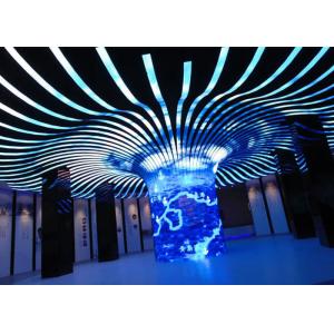 Full Color Flexible Led Video Display , P1.56 P1.785 P2 P2.5 Cylinder Flexible