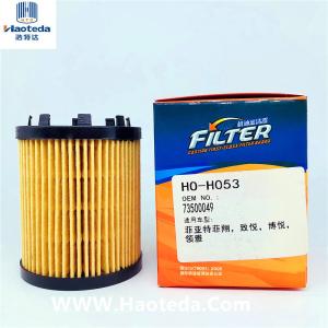 Paper Core Cartridge Oil Filter 73500049 93177787 For Fiat Viaggio