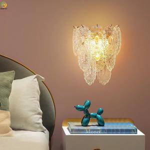 Electroplating Crystal E14 Modern Wall Light Home Art Baking Paint Gold