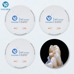 Buy cheap 1500 ℃ Multilayer Ultra Translucent Zirconia Blocks from wholesalers