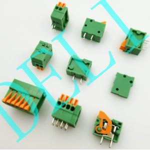 Good Quality Spring Cage Clamp 2.54mm Terminal Block Brand With UL CE DL141R-XX