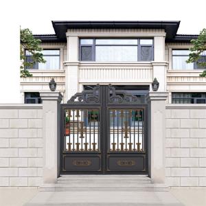 Buy cheap Ornament Powder Coating Sliding Swinging Open Style For Durable Aluminum Alloy from wholesalers