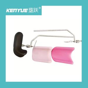 Buy cheap Stainless Steel Leg Support Black Metal Obstetric Operating Table from wholesalers