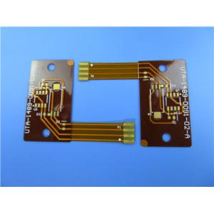 Buy cheap Single Sided Flexible Printed Circuit (FPC) Built On Polyimide With Immersion Gold from wholesalers