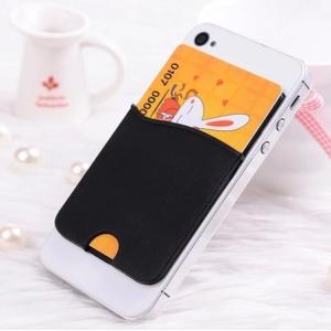 Buy cheap Eco-friendly silicone smart card wallet 3m sticky,card holder for mobile phone from wholesalers