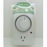 Buy cheap Worldwide US Plug 24 Hour Programmable Mechanical Electrical Plug Program Timer Power Switch Energy Saver from wholesalers
