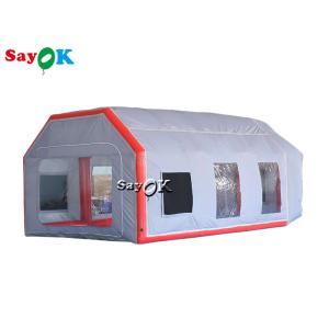 Buy cheap Inflatable Work Tent Gray Air Tight Inflatable Tent Car Spray Booth Waterproof Anti UV from wholesalers