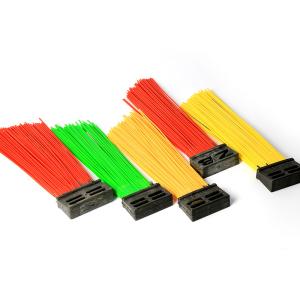 PP Material Sweeping Broom Brush , V shaped Road Sweeper Brush