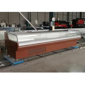 Commercial Soushi Refrigerated Serve Over Display Counter Fan Cooling