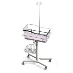 Buy cheap Adjustable Mobile 890mm Hospital Baby Crib With Mattress Basket Wheels from wholesalers