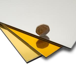 0.4mm Mirror Polyethylene Aluminum Composite Panel 1575mm Width