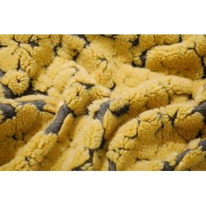 Buy cheap 150cm Jacquard Suede Bonded Sherpa Fabric , Wool Solid Sherpa from wholesalers