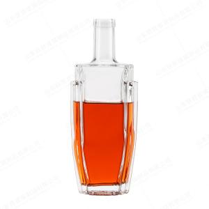 Buy cheap Custom Capacity Glass Bottle 200ml 500ml 700ml 750ml Frosted Flint for Whiskey Gin Rum from wholesalers