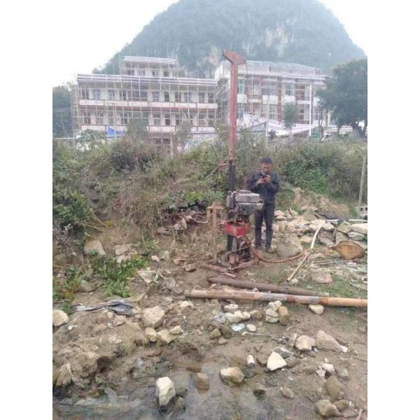 Quality China Popular Good Quality Trailer  Mounted    Drilling Rig For 300 m Depth for sale