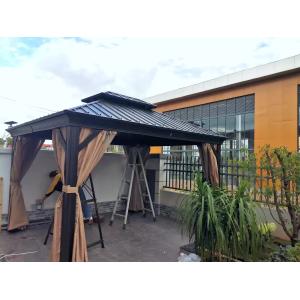 Buy cheap Gazebos With Polycarbonate Roof Outdoor Hardtop Gazebo Waterproof Gazebo from wholesalers