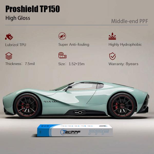 Quality High Gloss New Car Paint Protection 7.5mil PPF Auto Paint Protection Polymeric Hydrophobic Layer for sale