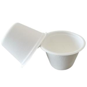 Buy cheap 4oz White  Portion Biodegradable Cups And Lids from wholesalers