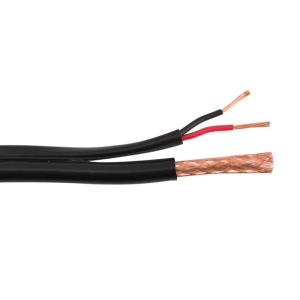 RG59 Siamese Coaxial with Power CCTV Cable 2Core 0.75mm² CCA DC Wire