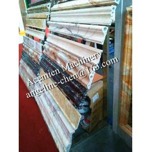 Buy cheap Plastic PVC marble wall corner lines making machine transfer print machine production line from wholesalers