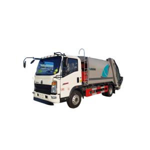 China HOWO 8 Weichai 140HP Compression Garbage Truck Custom's Requirement Post-Loading Truck with Manual Transmission Type on sale