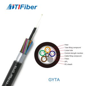 Buy cheap Outdoor GYTA G652D Armoured Optical Fiber Cable Single Mode from wholesalers